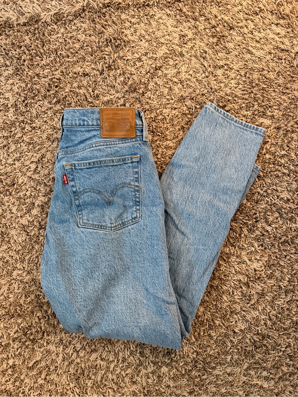 Levi's Light Blue wedgie Jeans